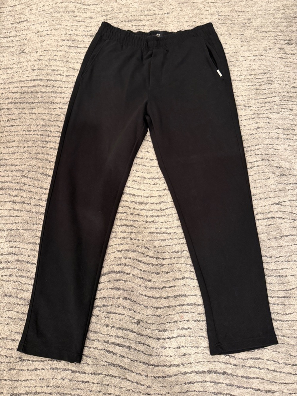 H&M Men's Black Jogger-Style Sweatpants